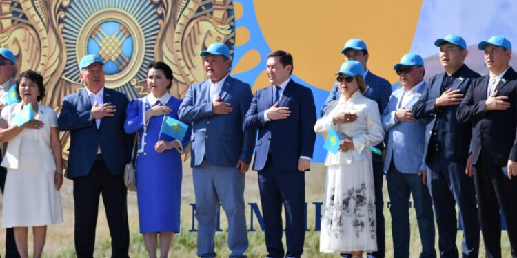 ҚР МЕМЛЕКЕТТІК РӘМІЗДЕР КҮНІ ТОЙЛАНДЫ