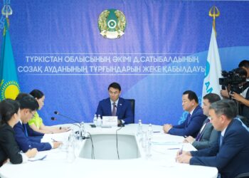 Созақ ауданының тұрғындарымен кездесу.