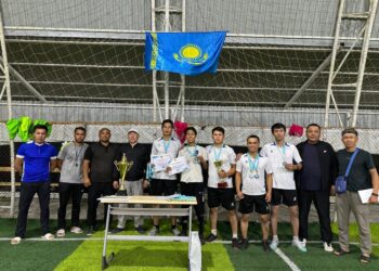 САУРАН АУДАНЫ,ЖҮЙНЕК КІШІ ФУТБОЛ ТУРНИРІ ӨТТІ.