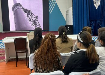  “АТОМ УАҚЫТЫ — БҮГІНГІ АТОМ ЭНЕРГЕТИКАСЫ” КИНО КӨРСЕТІЛІМІ БОЛЫП ӨТТІ.