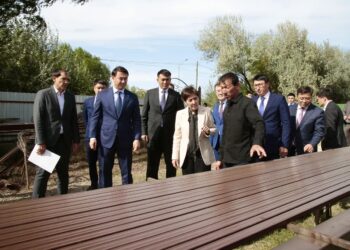 Тамара Дүйсенова «Ауыл аманаты» бағдарламасымен жүзеге асқан кәсіпкерлердің жұмысымен танысты.