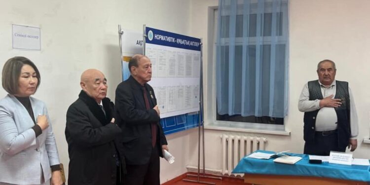 САУРАНДА АУЫЛДЫҚ ОКРУГ ӘКІМІНІҢ САЙЛАУЫ ӨТУДЕ