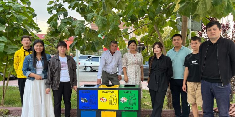 ТҮРКІСТАН: ОРДАБАСЫДА ЖАСТАР ҚОҚЫСТАРДЫ СҰРЫПТАУҒА АРНАЛҒАН ЖӘШІКТЕР ОРНАЛАСТЫРДЫ.