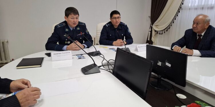 «Зорлық-зомбылыққа қарсы 16 күн» республикалық акциясы аясында Ордабасы ауданында кездесу өтті