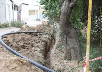 САРЫАҒАШТА ЕЛДІ МЕКЕНДЕРДІ ИНФРАҚҰРЫЛЫММЕН ҚАМТУ ЖҰМЫСТАРЫ ЖАЛҒАСУДА.