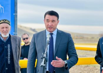 САЙРАМ, ТӨЛЕБИ АУДАНДАРЫНДАҒЫ АУЫЛДАРҒА ГАЗ ЖЕТКІЗУШІ ҚҰБЫРЛАРЫ ІСКЕ ҚОСЫЛДЫ.