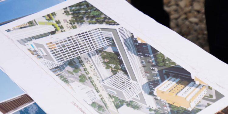 ДАРХАН САТЫБАЛДЫ ҚАЗАҚ-КОРЕЙ БІРЛЕСКЕН БІЛІМ ОРДАСЫНЫҢ ҚҰРЫЛЫС АЛАҢЫНДА БОЛДЫ.