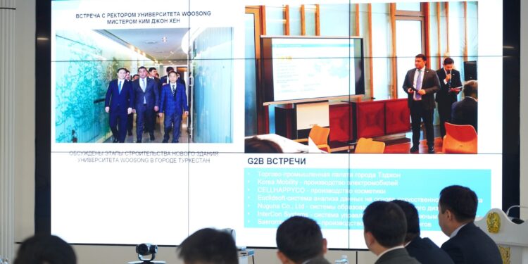 ТҮРКІСТАН ОБЛЫСЫНДА ИНВЕСТИЦИЯ ТАРТУ БАҒЫТЫНДАҒЫ ҚАРҚЫНДЫ ЖҰМЫС ЖАЛҒАСАДЫ