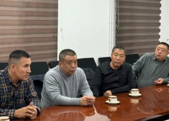 Сауран ауданының әкімі қытайлық инвесторлармен кездесті: жеміс ағаштарын егу жобасы талқыланды .