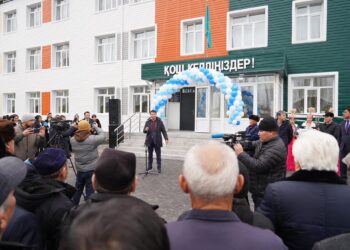 ТҮРКІСТАН ОБЛЫСЫНДА 600 ОРЫНДЫҚ ЖАҢА МЕКТЕП ПАЙДАЛАНУҒА БЕРІЛДІ.