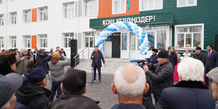 ТҮРКІСТАН ОБЛЫСЫНДА 600 ОРЫНДЫҚ ЖАҢА МЕКТЕП ПАЙДАЛАНУҒА БЕРІЛДІ.