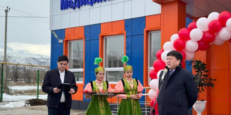 ТҮЛКІБАС АУДАНЫНДА ЖАҢА МЕДИЦИНАЛЫҚ ПУНКТ ПАЙДАЛАНУҒА БЕРІЛДІ.