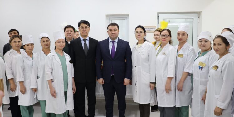 ТҮРКІСТАН: ТӨЛЕБИ АУДАНЫНДА 3 ФЕЛЬДШЕРЛІК-АКУШЕРЛІК БЕКЕТІ АШЫЛДЫ.