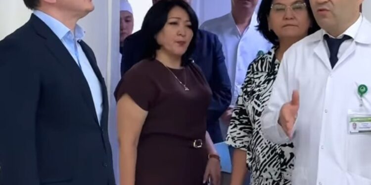 ҚАЗАҚСТАН РЕСПУБЛИКАСЫНЫҢ ДЕНСАУЛЫҚ САҚТАУ ВИЦЕ-МИНИСТРІ ТҮРКІСТАН ОБЛЫСЫНЫҢ АКУШЕРЛІК-ГИНЕКОЛОГИЯЛЫҚ ҚЫЗМЕТІМЕН ТАНЫСТЫ.