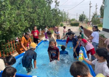 Сауран Ауданы Білім Бөлімі. Т.Айтжанов атындағы жалпы білім беретін мектебінде “Жазды қуанышқа толтырайық” атты “Балауса” жазғы лагерінде оқушыларға пикник ұйымдастырылды.