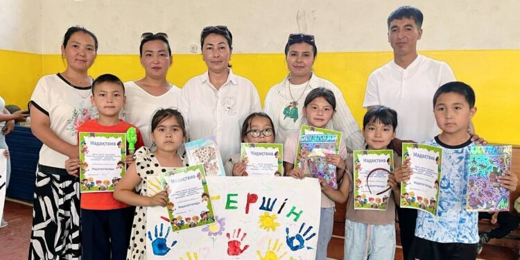 Сауран ауданы білім бөліміне қарасты. Т. Айтжанов Атындағы Жббм. “Балауса” жазғы лагерінде Толағай спорттық сайысы ұйымдастырылды.