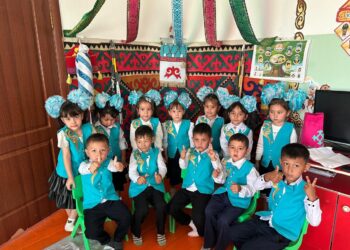 Жауказын Бөбекжай- Балабакшасы. Сауран ауданы білім бөліміне қарасты. Рәміздерім — мақтанышым!