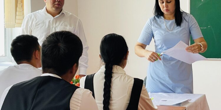 Сауран  Ауданы Білім Бөлімі қарасты, №1 жалпы білім беретін мектептің 11-сынып оқушылары 12 маусымында 2025 жылдың география пәні бойынша мемлекеттік емтихан тапсырды.