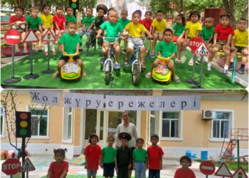 Сауран ауданы білім бөліміне  қарасты, «Саламат» бөбекжай-балабақшасы ЖМ «Құлыншақ » ересек тобында «Жол жүру ережелері»