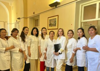 ОРДАБАСЫ АУДАНДЫҚ ОРТАЛЫҚ АУРУХАНА ДӘРІГЕРЛЕРІ САНК-ПЕТЕРБУРГТЕ БІЛІКТІЛІКТЕРІН АРТТЫРДЫ.