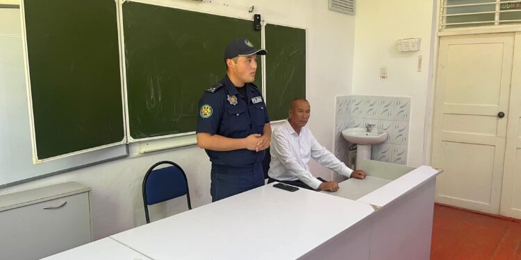 Сауран ауданы білім бөліміне қарасты.Абай мектебі, Жасөспірімдердің қауіпсіздігі – басты назарда.