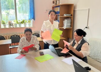 Сауран ауданы білім бөліміне қарасты.Абай мектебінде, «Tarsia» әдісі – тиімді оқыту  шарасы өтті.