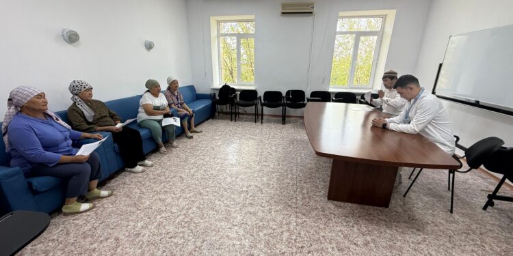 Түркістан облысының  денсаулық басқармасына  қарасты, Созақ Аудандық Орталық Ауруханасы,ҚЫЗЕМШЕК АУЫЛЫНДА ЕРТЕ ЖҮКТІЛІКТІҢ АЛДЫН АЛУ ТАҚЫРЫБЫНДА МАҢЫЗДЫ КЕЗДЕСУ ӨТТІ.