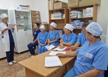 Медицина қызметкерлері арасында семинар өткізілді.