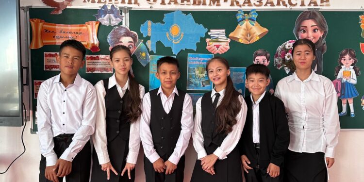 « Менің Отаным- Қазақстан » тақырыбында сынып сағаты өтілді.