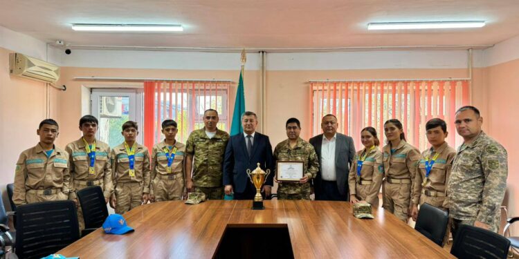 БӨЛІМ БАСШЫСЫ «АЛАУ» РЕСПУБЛИКАЛЫҚ САЙЫСЫНЫҢ ЖЕҢІМПАЗДАРЫН МАРАПАТТАДЫ.