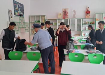 2025 оқу жылының 18 қыркүйегінде ауыл учасковый полициясы Асанов Болат кезекті тексеру жұмысын жүргізді.