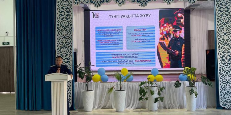 Кентауда «Қауіпсіз балалық шақ» жобасы аясында мемлекеттік құзырлы органдармен кездесу өтті.