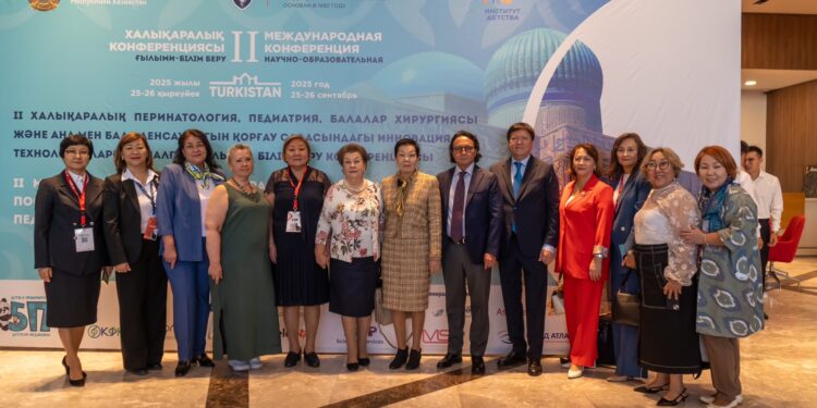 ТҮРКІСТАНДАҒЫ ХАЛЫҚАРАЛЫҚ КОНФЕРЕНЦИЯДА ПЕДИАТРИЯ САЛАСЫНДАҒЫ МӘСЕЛЕЛЕР ТАЛҚЫЛАНЫП, ТЫҢ БАСТАМАЛАР КӨТЕРІЛДІ.