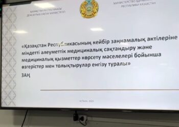 МӘМС және ТМККК тізбесі, медициналық көмекті көрсету стандарттары, жарналар мен аударымдарды төлеу тәртібі бойынша түсініктемелер берілді.