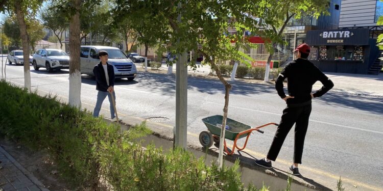 “ТАЗА ҚАЗАҚСТАН” СЕНБІЛІК ЖҰМЫСТАРЫ ӨТКІЗІЛДІ.