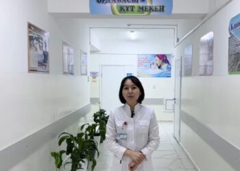 Ордабасы аудандық орталық ауруханасының балалар бөлімінде жаңашылдық.