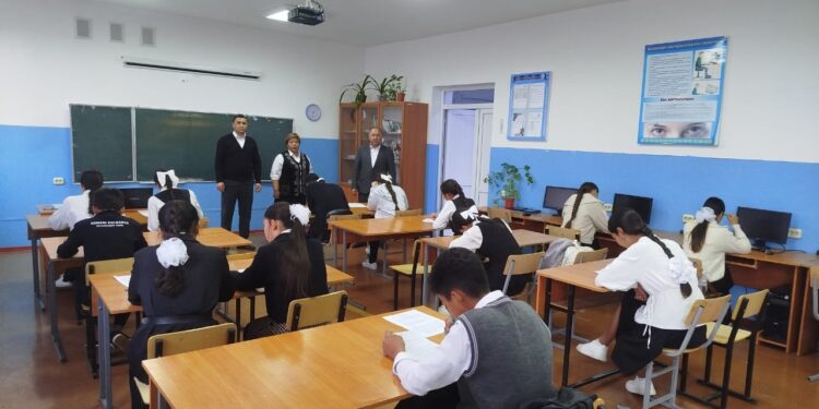 Республикалық олимпиаданың мектепішілік кезеңі ұйымдастырылды.