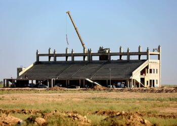 ТҮРКІСТАНДА ЗАМАНАУИ ИППОДРОМ САЛЫНЫП ЖАТЫР.