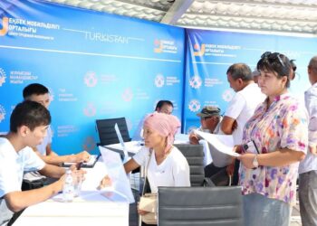 Сауран ауданы мен Түркістан, Кентау қалаларындағы жұмыссыз азаматтар мен жастарға арналған бос жұмыс орындары жәрмеңкесі өтті.