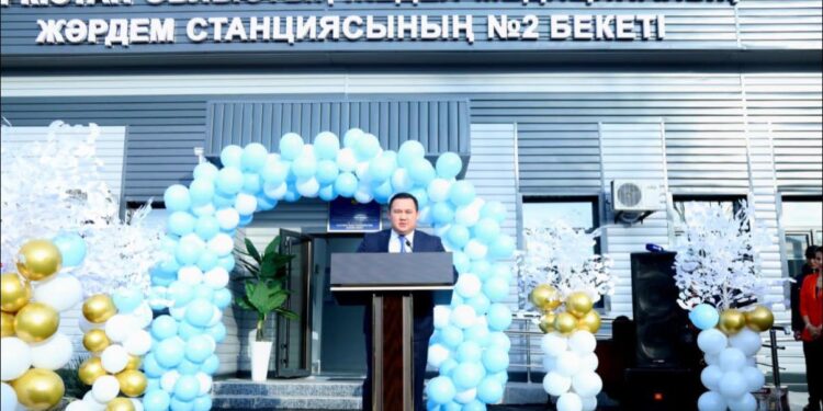 №2 жедел медициналық жәрдем бекеті халық игілігіне табысталды.